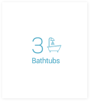 3 baths